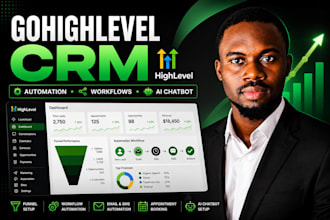 gohighlevel CRM workflow automation funnel and ai chatbot