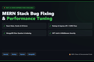 fix bugs and optimize performance in your mern stack app