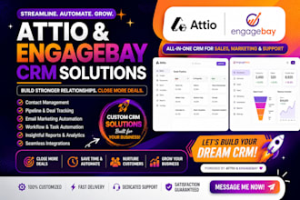 set up and automate your attio and engagebay CRM
