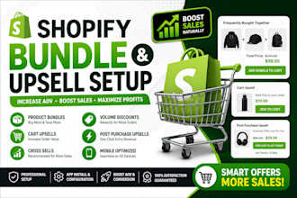 create high converting shopify product bundles and upsells