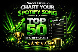successfully chart your spotify song to top 50 spotify chart
