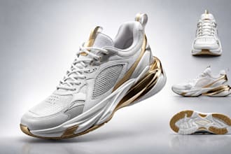 make shoes, sneakers, footwear model, and photorealistic rendering