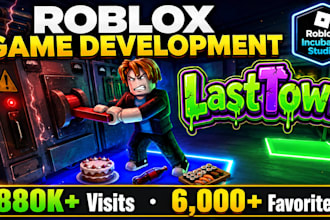 create a full roblox game with scripting, building and monetization
