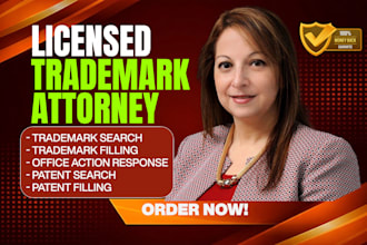 be your licensed trademark attorney, patent attorney, amazon brand registration