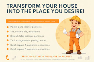 write in a professional way any kind of brochure