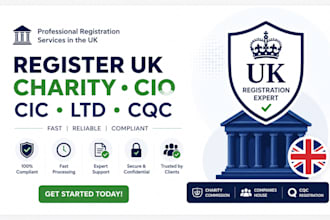 register uk charity cio with charity commission cic registration uk ltd and cqc