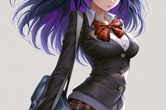 draw beautiful anime art