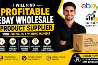 profitable ebay wholesale product supplier with high sales and winning margins