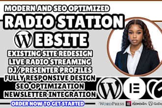 radio station website, online radio website, radio broadcasting website