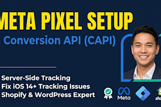 setup meta fb pixel conversion api server side tracking shopify wordpress