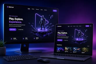 build an interactive 2d 3d gaming website