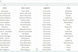 clean, format, and organize your excel or google sheets data