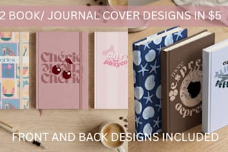 create journal and notebook cover designs for amazon kdp