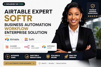 setup airtable database airtable automation business workflow airtable softr pro