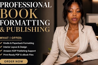 book formatting for amazon KDP, paperback formatting, amazon KDP book publishing