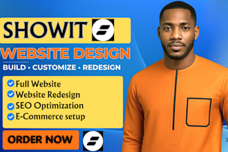 build showit website design customize showit template redesign and update showit