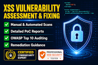 perform xss vulnerability assessment and web penetration testing