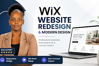 do wix website redesign wix website design wix online store website development