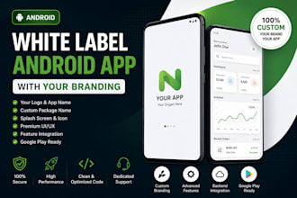 create a white label android app with your branding