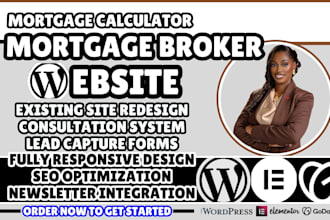 mortgage broker website, mortgage calculator website, mortgage company website