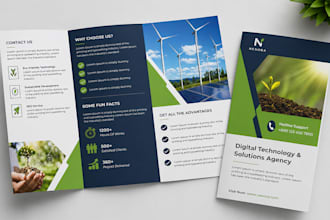 professional bifold and trifold brochure design