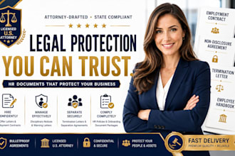 create complete legal HR document packages and employee onboarding kits