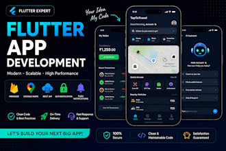 develop flutter mobile apps with firebase