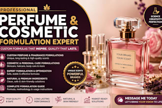 formulate perfume cosmetics formulations fragrance chemist