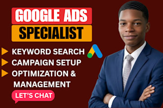 setup and manage your google ads adwords PPC campaigns
