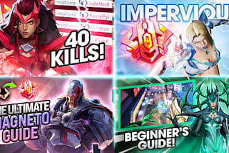 design cinematic gaming thumbnails for youtube