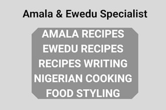 cook authentic nigerian amala and ewedu