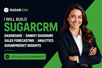 build sugarcrm dashboard sankey diagram sales forecasting analytics sugarpredict
