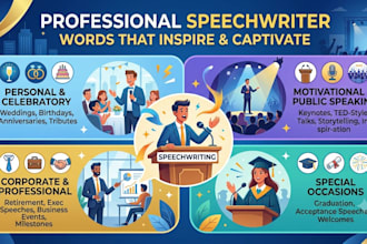 write an engaging speech for weddings, graduations, or keynotes