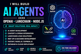build al agents using openal langchain and nodejs