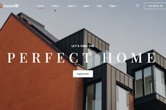 build wix property management website vacation rental realtors listings website