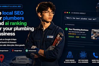 do local SEO for plumbers and ai ranking for your plumbing business