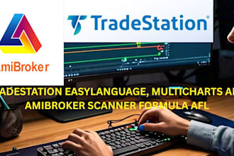 create tradestation easylanguage, multicharts and amibroker scanner formula afl
