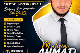 design professional logo and brand graphics