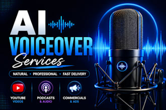create a professional ai voice over for your youtube videos and podcasts