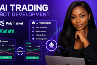 build polymarket kalshi ai trading bot polymarket arbitrage bot development