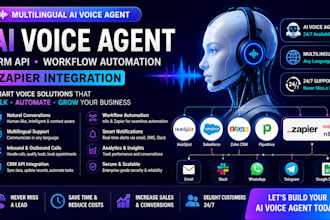 build multilingual ai voice agent,CRM API workflow automation,zapier integration