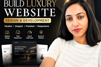 build luxury website design and website development