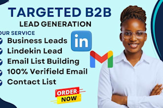 do targeted b2b lead generation and build verified email lists