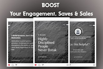 design educational instagram carousel