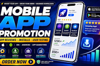 do mobile app promotion, app install, android, ios app review