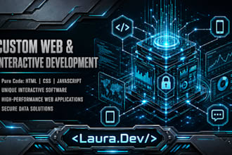 build a modern fast responsive showcase website