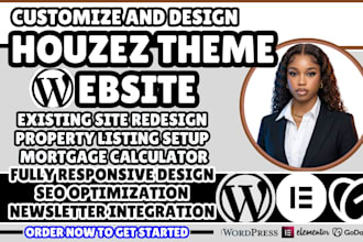 customize houzez theme, houzez theme customization, houzez real estate website