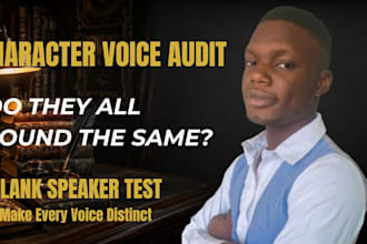 audit your dialogue for distinct character voices