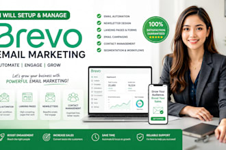 setup brevo email marketing, automation, newsletter and email campaigns