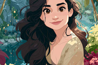 do disney cartoon portrait